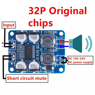 CA-3118 DC 12-24V PBTL 60W مونو کلاس D Power Amp Module Chip TPA3118