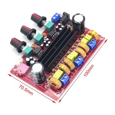 ماژول تقویت کننده دیجیتال CA-3116P با تراشه TPA3116D2 50Wx2 + 100W خروجی و ولتاژ DC12-24V
