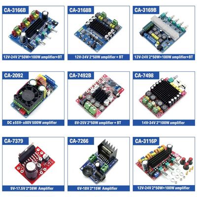 TPA3116 TPA3118 PAM8610 PAM8403 CA6912 بلووتوث ماژول تقویت کننده کارت صوتی