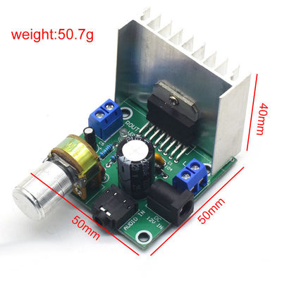CA-7297 ماژول تقویت کننده دیجیتال دو کانال 15W + 15W صفحه تقویت کننده صوتی با تراشه TDA7297 برای کیت DIY DC 12-24V