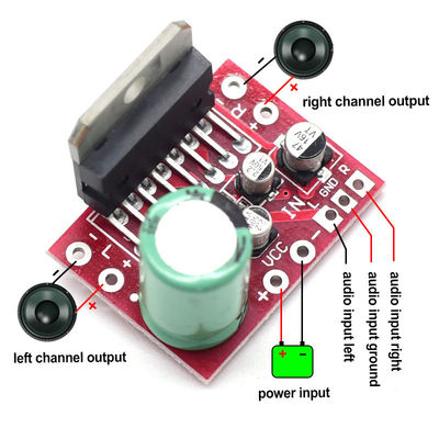 CA-7379 ماژول تقویت کننده قدرت استریو کانال دوگانه DC9V-17.5V 38W + 38W TDA7379