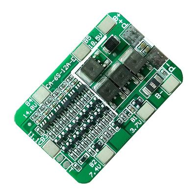 CA-6S-12A-E 24V PCB BMS محافظ هیئت مدیره برای 6 بسته 18650 Li Ion لیتیوم باتری ماژول