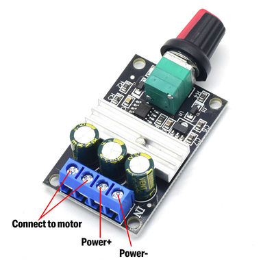 CA-103A PWM DC کنترل کننده سرعت موتور 6V 12V 24V 28V 3A سرعت سوئیچ 1203BK