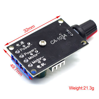 CA-103A PWM DC کنترل کننده سرعت موتور 6V 12V 24V 28V 3A سرعت سوئیچ 1203BK