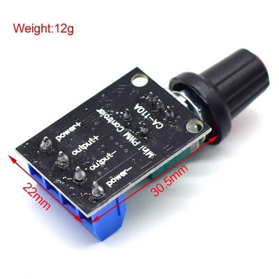 CA-110A 5V / 12V 10A PWM DC Motor Speed Controller تنظیم کننده سرعت بدون گام LED Dimmer Power Governor هیئت مدیره موتور