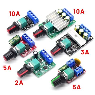 CA-110A 5V / 12V 10A PWM DC Motor Speed Controller تنظیم کننده سرعت بدون گام LED Dimmer Power Governor هیئت مدیره موتور