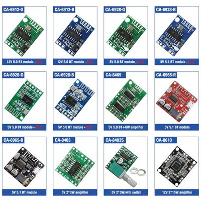 CA-8469 5V BT ماژول 5.0 کلاس D PAM8403 تقویت کننده قدرت صوتی دیجیتال