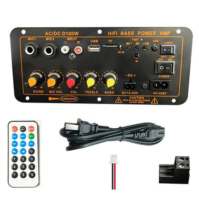 کارت تقویت کننده صدای خودرو BT برای کاراوکه اسپیکر صوتی Subwoofer Bass Hifi Amplifier