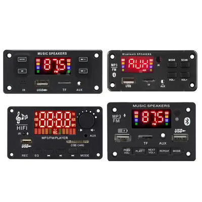 بلووتوث 5.0 MP3 Decoder Board با قدرت 100W و پشتیبانی از فرمت های مختلف برای USB TF FM AUX