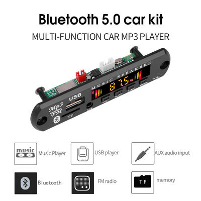ارتقاء صدا ماشین خود را با BT 5.0 MP3 Player ماژول رادیو USB TF FM و صفحه رنگی