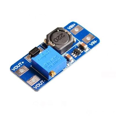 نوع نصب MT3608 2A 2-24V DC-DC Boost Converter Board برای منبع برق تنظیم پذیر