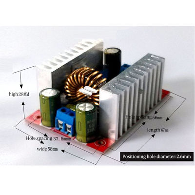 400W 15A DC Step-up Boost Inverter Converter Board برای ماژول منبع برق راننده LED