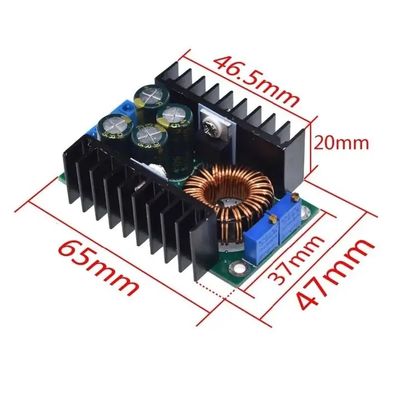 DC-DC 9A 300W Buck Converter 150W Boost Converter 5-40v به 1.2-35v ماژول قدرت مرحله پایین