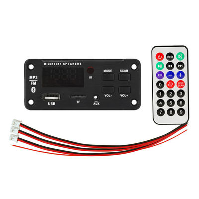 ماژول تقویت کننده صدای خودرو 50 واتی بلوتوث 5.0 با رادیو USB TF FM و کانال 5.0