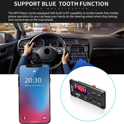 ماژول تقویت کننده صدای خودرو 50 واتی بلوتوث 5.0 با رادیو USB TF FM و کانال 5.0