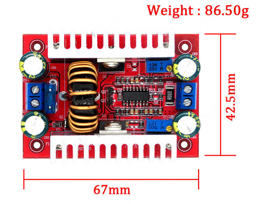 ۳-۵ ولت دی سی ۴۰۰ ولت ۱۵ آمپر step-up LED Driver Charger ماژول منبع برق برای افزایش ولتاژ