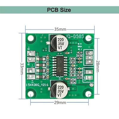 مینی تقویت کننده 2 * 40W DC 5V-26V Power Amplifier Module گیرنده های تقویت کننده های برد