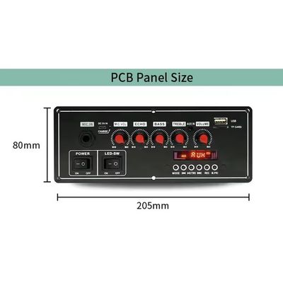 عملکرد ضبط صدا 2x20W 7.4V میکروفون سیم کشی بی سیم اسپیکر Trolley Sound Bt Decoder Amplifier Board