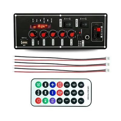 2x15W بلووتوث تقویت کننده کارت با MP3 Decoder FM رادیو و بلووتوث 5.0 ماژول تقویت کننده صوتی