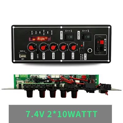 2x15W بلووتوث تقویت کننده کارت با MP3 Decoder FM رادیو و بلووتوث 5.0 ماژول تقویت کننده صوتی