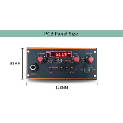 2x10W 3.7V استریو واقعی Bt Trolley استریو مادربرد MP3 Decoder Amplifier Board با عملکرد میکروفون