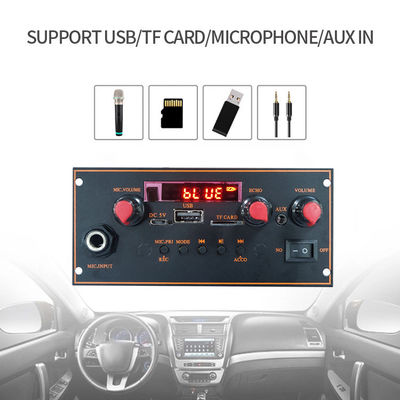 2x10W 3.7V استریو واقعی Bt Trolley استریو مادربرد MP3 Decoder Amplifier Board با عملکرد میکروفون