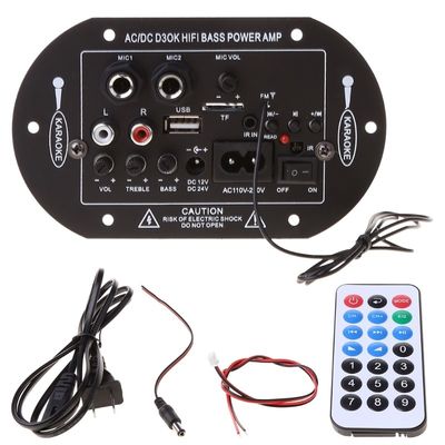 D3OK HIFI Bass Power Home Amplifier Board برای 2 کانال 2.0 AC/DC 12V 24V 220V صدا