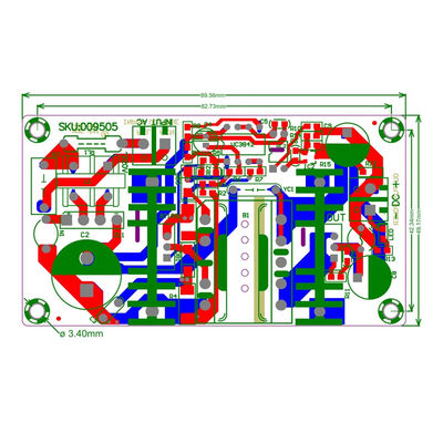 ماژول برق AD-DC 24V 50W برای سیستم های کنترل صنعتی