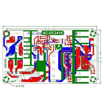 DC 36V ولتاژ خروجی AC/DC صفحه تبدیل 100-240V 5A 180W ماژول منبع برق سوئیچینگ