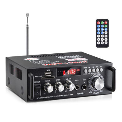 تقویت کننده قدرت استریو صوتی دیجیتال 300 وات با صفحه نمایش LCD و بلوتوث