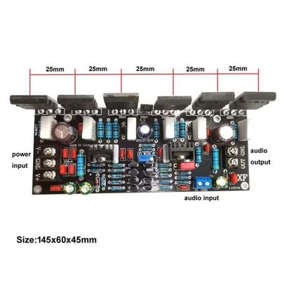 300W Single Channel Toshiba Transistor Audio Amplifier Board برای صدا با قدرت بالا