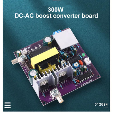نوع نصب استاندارد 300W Boost Converter 12V به 220VAC 50Hz DC-AC Step-up Inverter