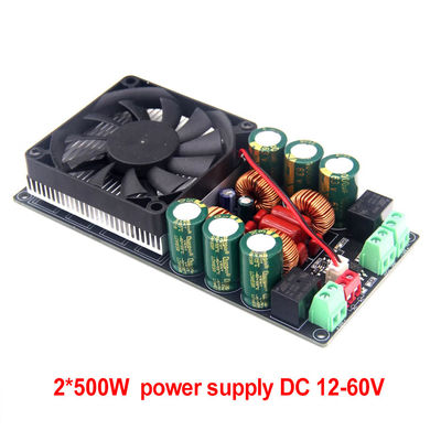 2X500W کلاس D برد تقویت کننده قدرت استریو دیجیتال 12V-48V برای کاراکه کاراکه خانه تئاتر سبووفر اسپیکر