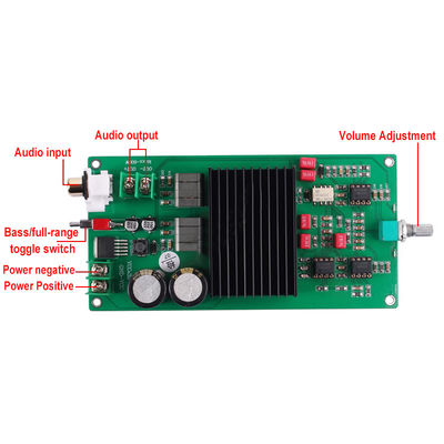 قدرت 600W Mono HIFI برد تقویت کننده دیجیتال برای گیرنده 2.0 کانال حرفه ای