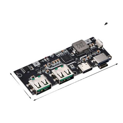 22.5W QC4.0 PD3.0 5 پورت دوگانه USB بانک برق تلفن همراه مدار محافظ صفحه اصلی