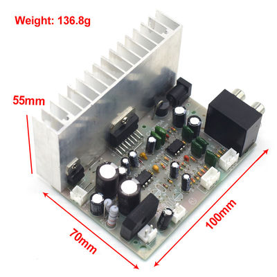 برد آمپلی فایر ساب ووفر دیجیتال حرفه ای 2*38W AC/DC 12V با TDA7379