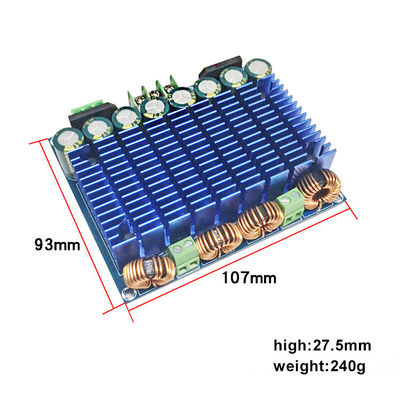2.0 کانال دو چیپ 420W * 2 کلاس D صفحه تقویت کننده صوتی دیجیتال