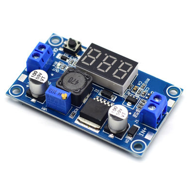 LM2596S قابل تنظیم ماژول منبع برق با صفحه نمایش و یک