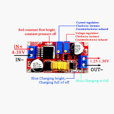5A کنسرت ثابت و ولتاژ ثابت LED درایور کنورتر برد XL4015 ماژول منبع برق