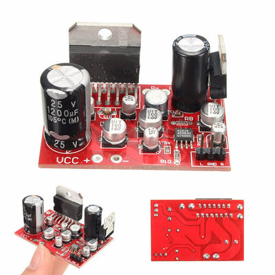 برد تقویت کننده فشرده 50mm*33mm با توان خروجی 38W+38W و منبع تغذیه DC9-17.5V