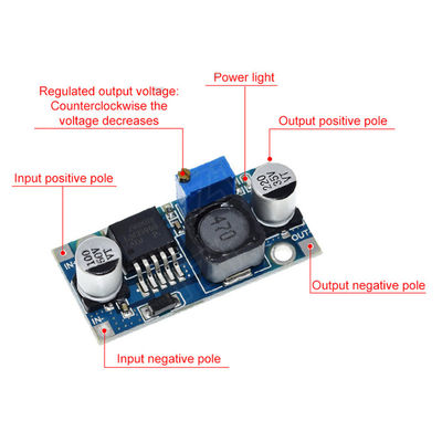 تنظیم کننده ولتاژ LM2596S تخته کنورتر DC-DC برای تامین برق مرحله ای
