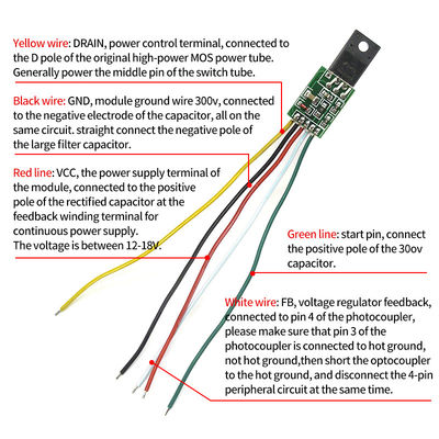 ماژول منبع برق TV ورودی 18 ولت برای Creatall CA-888 LED LCD DC به DC Boost Converter