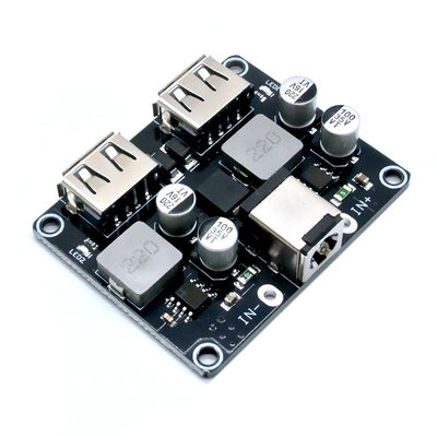 برد کنورتر تقویت کننده دو USB مرحله پایین ماژول منبع برق QC3.0 QC2.0 6-32V 9V 12V 24V