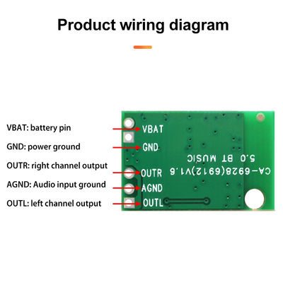 12V DC Power Amplifier Module Board 23*15MM با 3 کانال (2.1) تقویت کننده صوتی