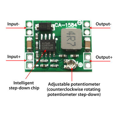 MP1584EN 3A ماژول کنورتر باز قابل تنظیم برای تعویض ماژول منبع برق DC-DC