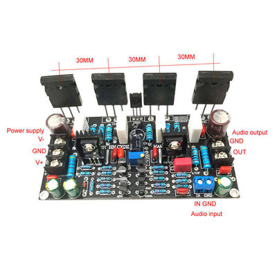 2.0 کانال های 200W Mono Tube Amp Board 1943 5200 Audio Power Amplifier Board قالب خصوصی