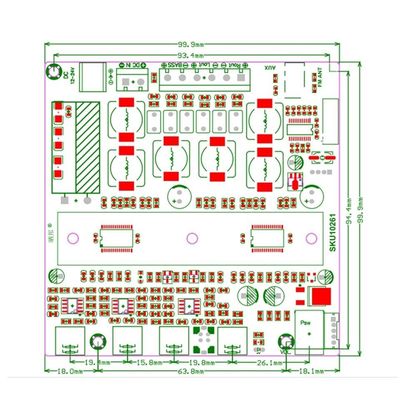 برد تقویت کننده قدرت صوتی 2.1 کاناله CA-3169B با صدایی با کیفیت بالا و طراحی فشرده 100x75x30mm