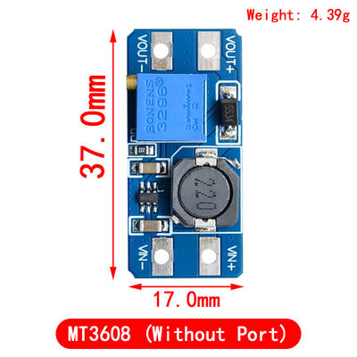 Creatall MT3608 ماژول تقویت DC-DC 2A تخته تقویت ولتاژ ورودی 2-24V ولتاژ خروجی 30V