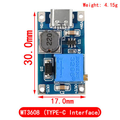 Creatall MT3608 ماژول تقویت DC-DC 2A تخته تقویت ولتاژ ورودی 2-24V ولتاژ خروجی 30V