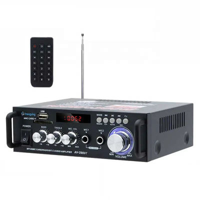 بی سیم BT 2.0Stereo Audio Amplifier LDZS AV-298BT برای تقویت کننده های ماشین و خانه KTV